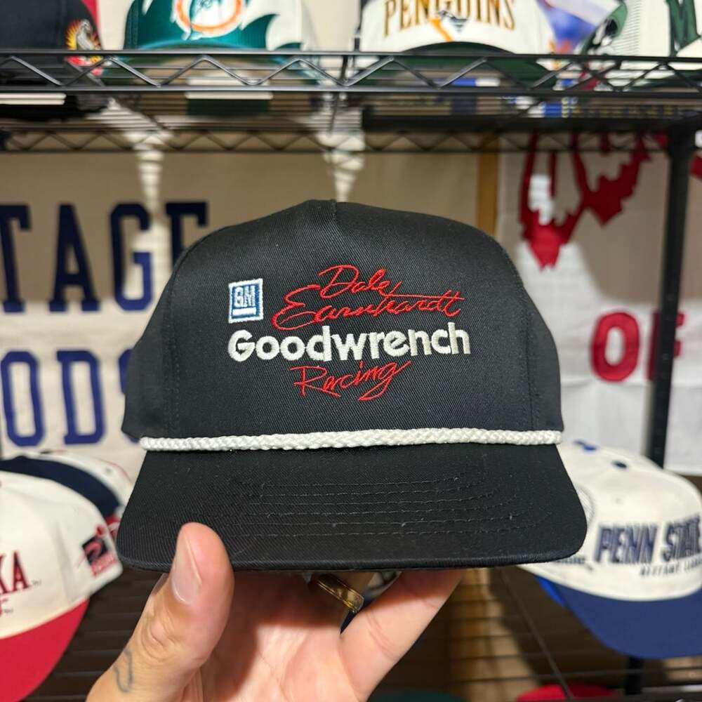 Vintage Splinter Dale Earnhardt Goodwrench Racing Hat One Size Fits All Black